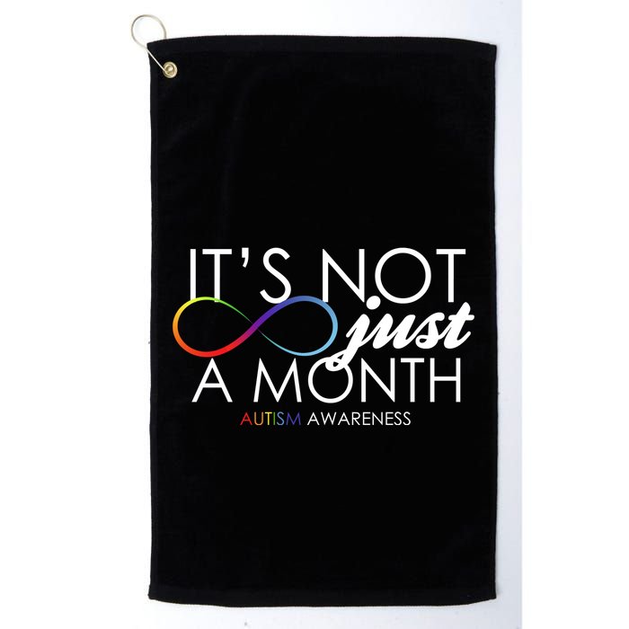 Its Not Just A Month Autism Awareness Golf Towel