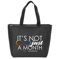 Its Not Just A Month Autism Awareness Zip Tote Bag