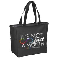Its Not Just A Month Autism Awareness Zip Tote Bag