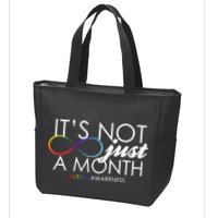 Its Not Just A Month Autism Awareness Zip Tote Bag