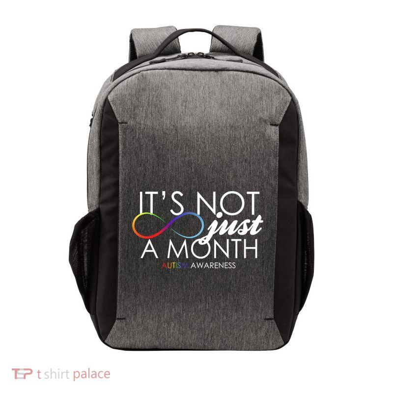 Its Not Just A Month Autism Awareness Vector Backpack