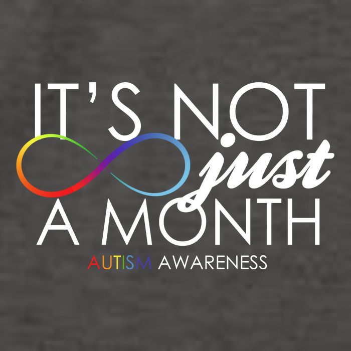 Its Not Just A Month Autism Awareness Vector Backpack