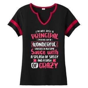 I'm Not Just A Principal - School Teacher Appreciation Ladies Halftime Notch Neck Tee