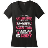 I'm Not Just A Principal - School Teacher Appreciation Women's V-Neck T-Shirt