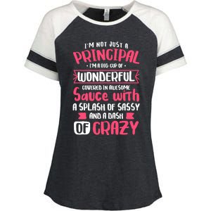 I'm Not Just A Principal - School Teacher Appreciation Enza Ladies Jersey Colorblock Tee