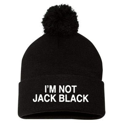 I’m Not Jack Black Pom Pom 12in Knit Beanie