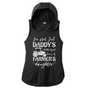 Im Not Just Daddys Little Girl Im A Farmers Daughter Ladies PosiCharge Tri-Blend Wicking Draft Hoodie Tank