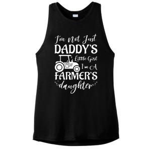 Im Not Just Daddys Little Girl Im A Farmers Daughter Ladies PosiCharge Tri-Blend Wicking Tank