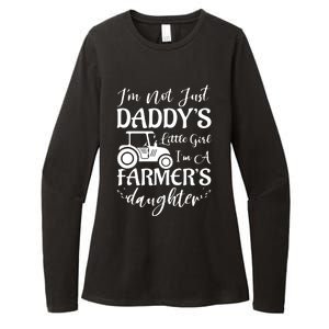 Im Not Just Daddys Little Girl Im A Farmers Daughter Womens CVC Long Sleeve Shirt