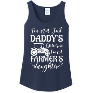 Im Not Just Daddys Little Girl Im A Farmers Daughter Ladies Essential Tank