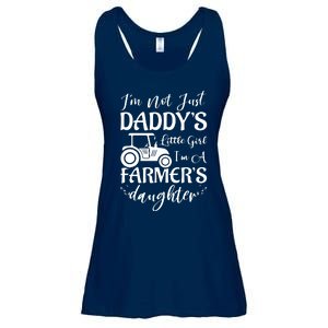 Im Not Just Daddys Little Girl Im A Farmers Daughter Ladies Essential Flowy Tank