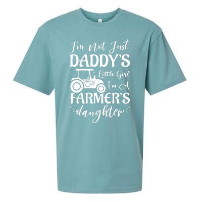 Im Not Just Daddys Little Girl Im A Farmers Daughter Sueded Cloud Jersey T-Shirt