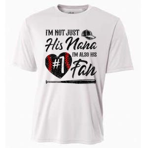 I'm Not Just His Nana I'm His Number One Fan Baseball Cute Cooling Performance Crew T-Shirt