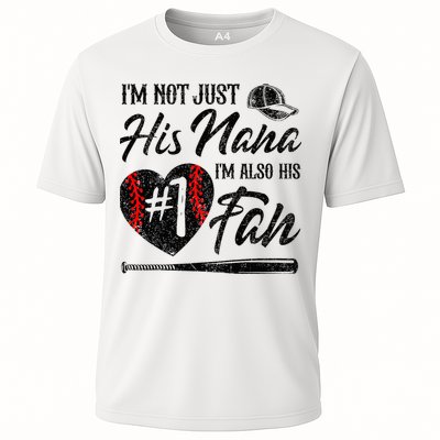 I'm Not Just His Nana I'm His Number One Fan Baseball Cute Cooling Performance Crew T-Shirt
