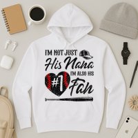 I'm Not Just His Nana I'm His Number One Fan Baseball Cute Hoodie