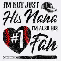 I'm Not Just His Nana I'm His Number One Fan Baseball Cute Hoodie