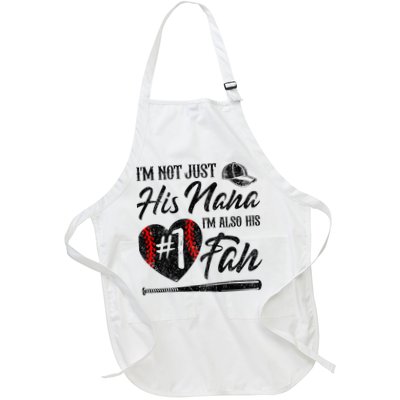 I'm Not Just His Nana I'm His Number One Fan Baseball Cute Apron