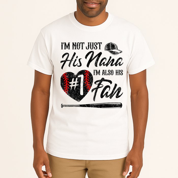 I'm Not Just His Nana I'm His Number One Fan Baseball Cute Tall T-Shirt