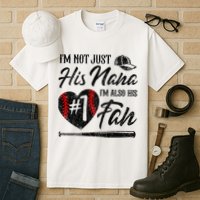 I'm Not Just His Nana I'm His Number One Fan Baseball Cute Tall T-Shirt