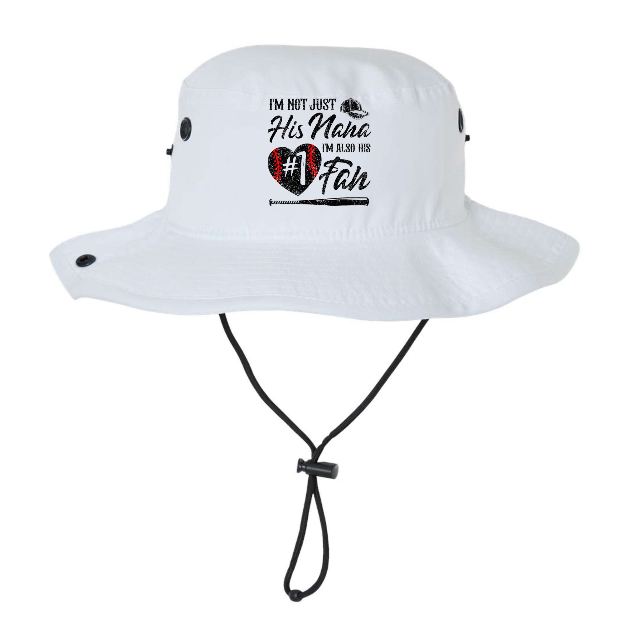 I'm Not Just His Nana I'm His Number One Fan Baseball Cute Bucket Hat