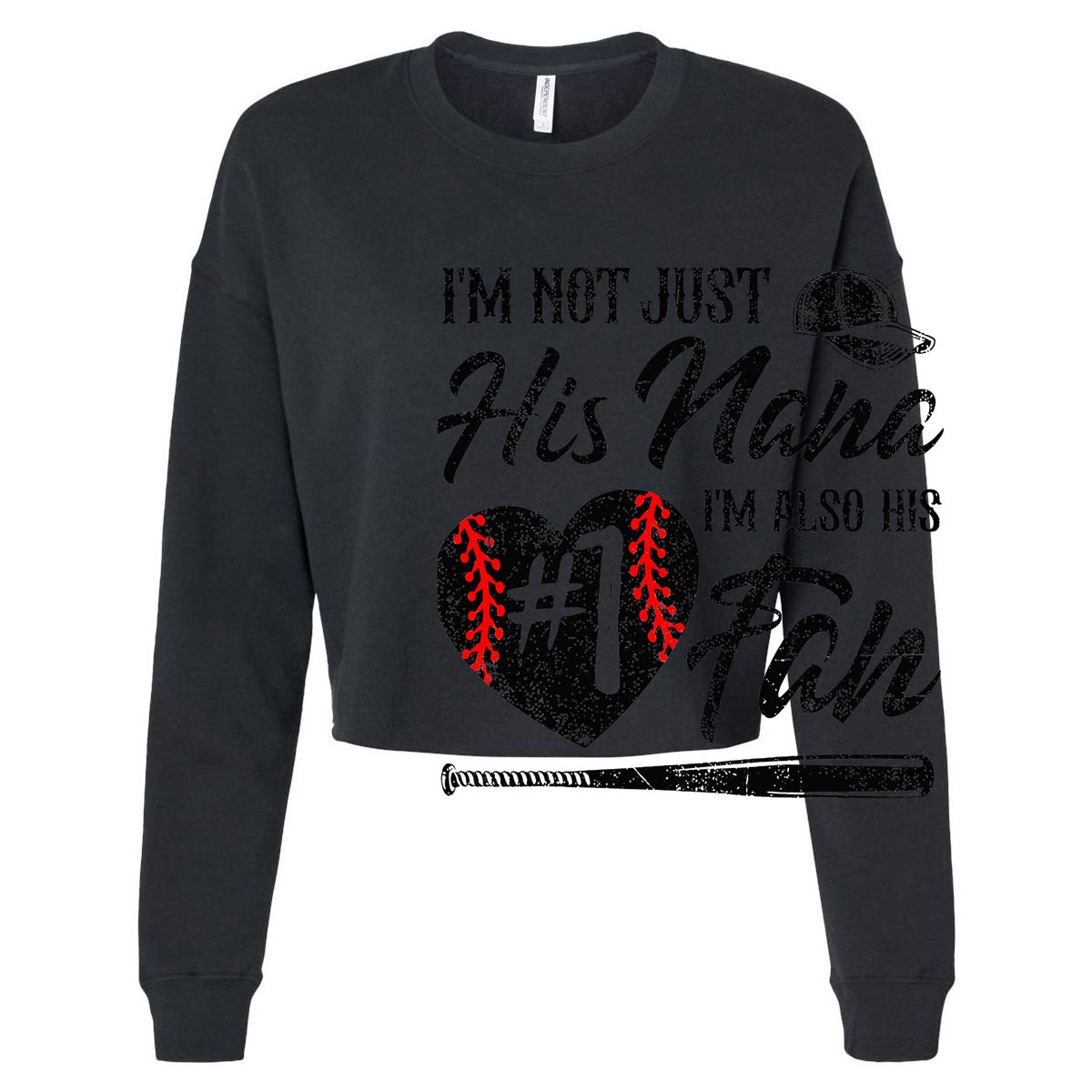 I'm Not Just His Nana I'm His Number One Fan Baseball Cute 11oz C Handle Ceramic Mug