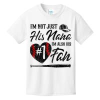 I'm Not Just His Nana I'm His Number One Fan Baseball Cute Kids T-Shirt