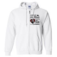 I'm Not Just His Nana I'm His Number One Fan Baseball Cute Full Zip Hoodie