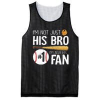 Im Not Just His Bro Im His Number One Fan Mesh Reversible Basketball Jersey Tank