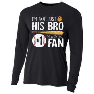 Im Not Just His Bro Im His Number One Fan Cooling Performance Long Sleeve Crew