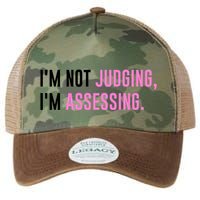 I'm Not Judging I'm Assessing Funny Legacy Tie Dye Trucker Hat