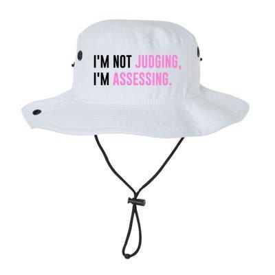 I'm Not Judging I'm Assessing Funny Bucket Hat