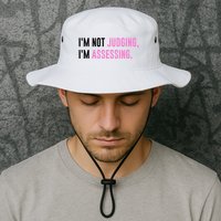 I'm Not Judging I'm Assessing Funny Bucket Hat