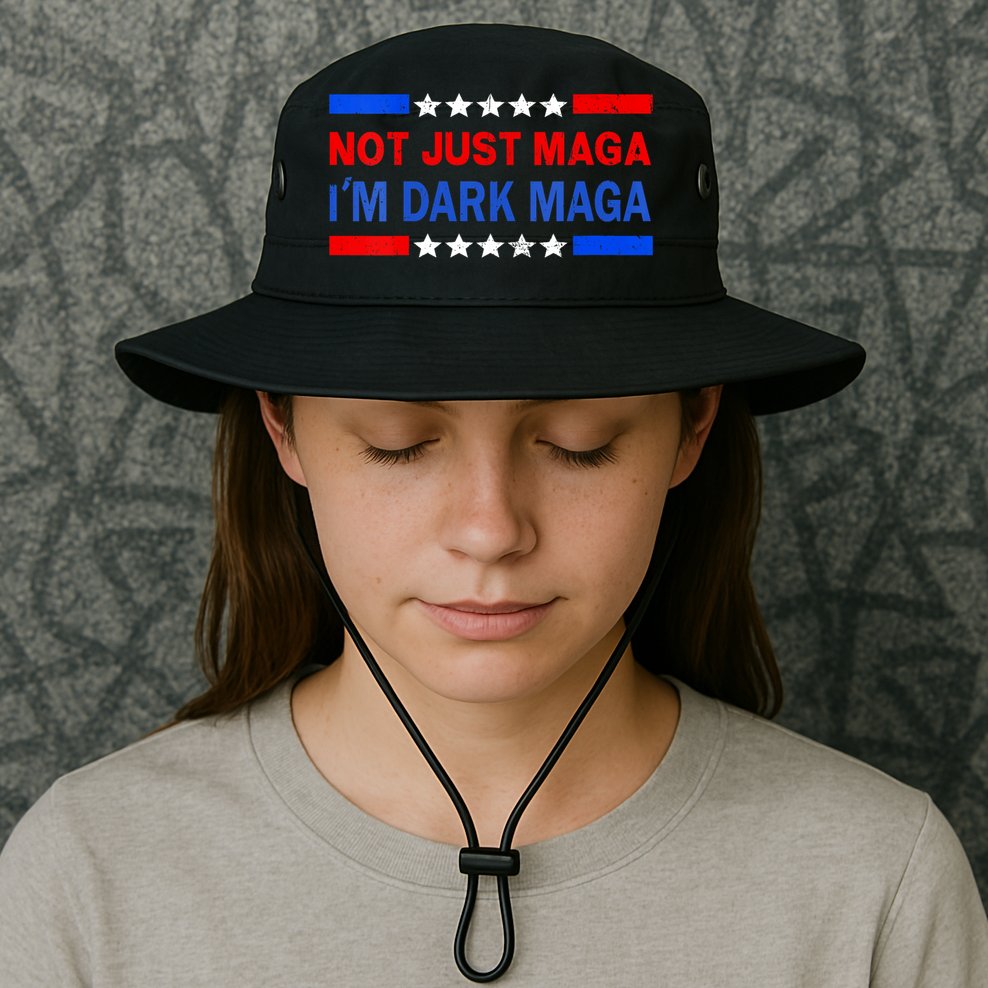 I’M Not Just Maga Im Dark Maga Trump 2024 Elections Bucket Hat