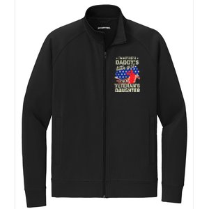 I'm Not Just A Daddy's Little Girl I'm Veteran's Daughter US Long Sleeve Stretch Full-Zip Cadet Jacket