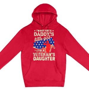 I'm Not Just A Daddy's Little Girl I'm Veteran's Daughter US Long Sleeve Premium Pullover Hoodie