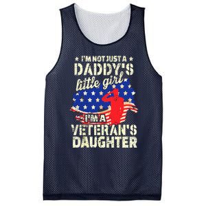 I'm Not Just A Daddy's Little Girl I'm Veteran's Daughter US Long Sleeve Mesh Reversible Basketball Jersey Tank