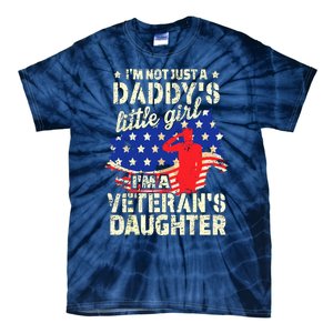 I'm Not Just A Daddy's Little Girl I'm Veteran's Daughter US Long Sleeve Tie-Dye T-Shirt