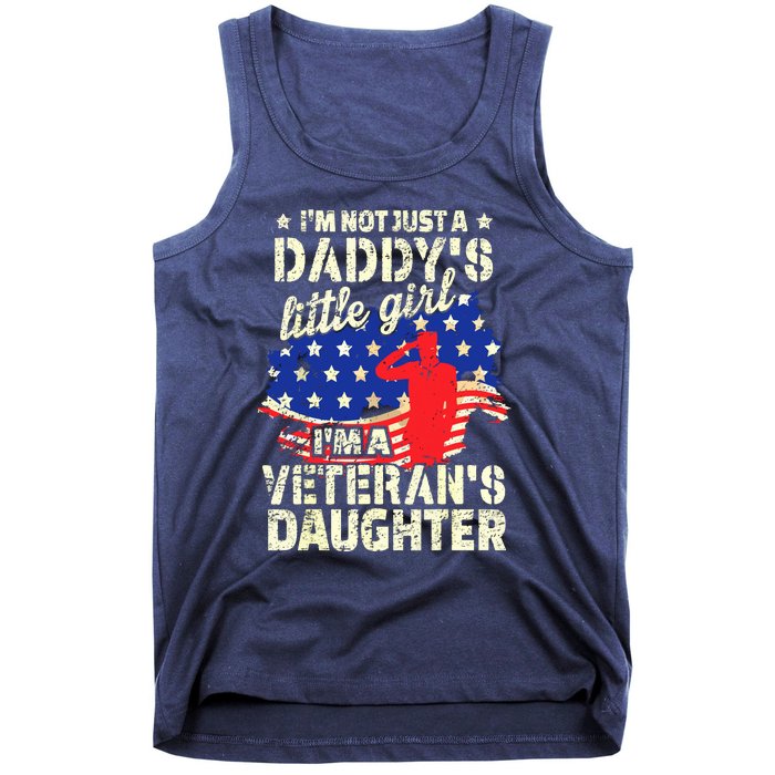 I'm Not Just A Daddy's Little Girl I'm Veteran's Daughter US Long Sleeve Tank Top