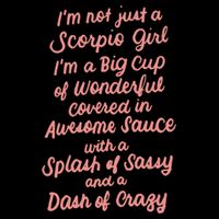 Im Not Just A Scorpio October November Birthday Funny Gift Meaningful Gift Drawstring Bag
