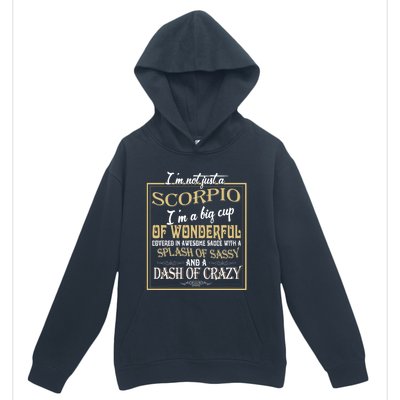 Im Not Just A Scorpio Zodiac Sign Birthday Gift Urban Pullover Hoodie