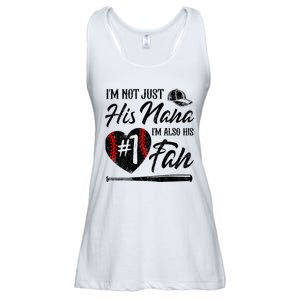 IM Not Just His Nana IM His Number One Fan Baseball Ladies Essential Flowy Tank