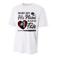 IM Not Just His Nana IM His Number One Fan Baseball Performance Sprint T-Shirt