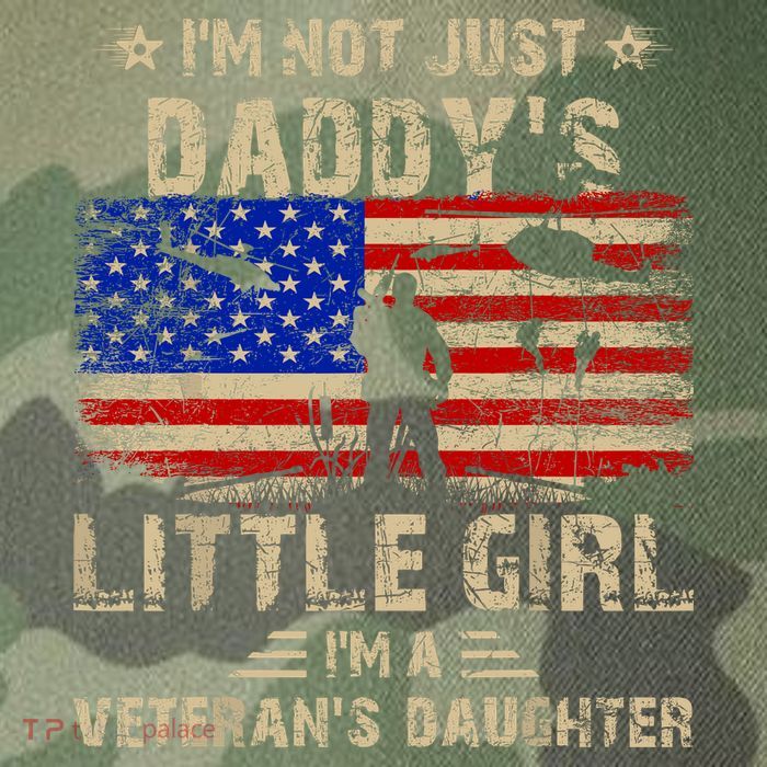IM Not Just A DaddyS Little Girl IM A VeteranS Daughter Legacy Tie Dye Trucker Hat