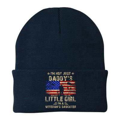 IM Not Just A DaddyS Little Girl IM A VeteranS Daughter Knit Cap Winter Beanie