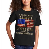 IM Not Just A DaddyS Little Girl IM A VeteranS Daughter Kids T-Shirt
