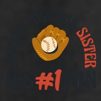 I'm Not Just His Sister I'm Also His Number One Fan Cute Baseball 7 Panel Mesh Trucker Snapback Hat