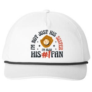 I'm Not Just His Sister I'm Also His Number One Fan Cute Baseball Snapback Five-Panel Rope Hat