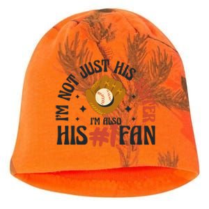 I'm Not Just His Sister I'm Also His Number One Fan Cute Baseball Kati - Camo Knit Beanie