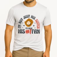 I'm Not Just His Sister I'm Also His Number One Fan Cute Baseball Cooling Performance Crew T-Shirt