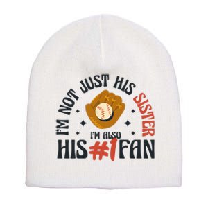 I'm Not Just His Sister I'm Also His Number One Fan Cute Baseball Short Acrylic Beanie